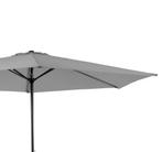 Parasol 3 meter met molen en 6 baleinen kleur lichtgrijs, Ophalen of Verzenden, Nieuw, 2 tot 3 meter, Stokparasol