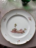 Antiek Meissen bord uit de 18e eeuw, Ophalen of Verzenden