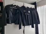 Leren jasje en 2 hoodies, Ophalen of Verzenden, Gebruikt, Meisje, Trui of Vest