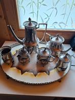 Tinnen servies met dienblad, Antiek en Kunst, Ophalen