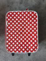 Stoere Rode Polkadot Meiden Koffer, Sieraden, Tassen en Uiterlijk, Koffers, Ophalen of Verzenden, Zo goed als nieuw