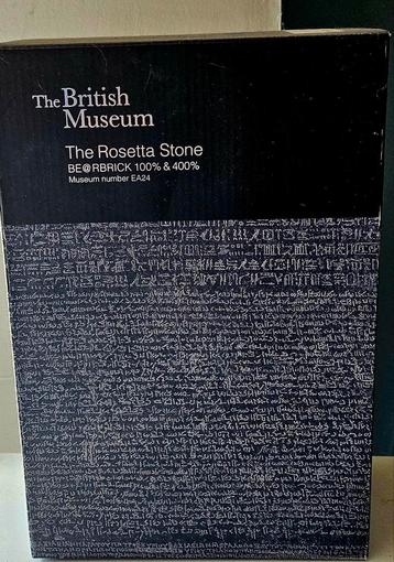 Bearbrick 100/ 400 The Rosetta Stone (nieuw) beschikbaar voor biedingen