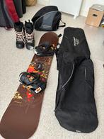 Complete snowboard set (ook los te koop), Sport en Fitness, Snowboarden, Gebruikt, Ophalen, Bindingen