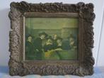 Lijst vintage barok gothic brocante met oude prent, Huis en Inrichting, Minder dan 50 cm, Gebruikt, Ophalen of Verzenden, Minder dan 50 cm