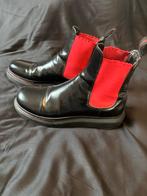 Alexander McQueen Boots Zwart Leer Maat 46, Kleding | Heren, Schoenen, Ophalen of Verzenden, Zo goed als nieuw, Zwart, Boots
