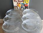 6 Vintage  Arcoroc visborden borden, Huis en Inrichting, Keuken | Servies, Ophalen of Verzenden, Bord(en), Overige stijlen, Glas