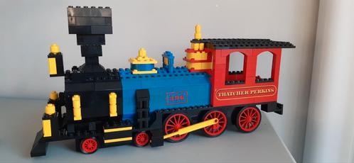 Lego vintage set 396 Thatcher Perkins Locomotief, Kinderen en Baby's, Speelgoed | Duplo en Lego, Gebruikt, Lego, Complete set