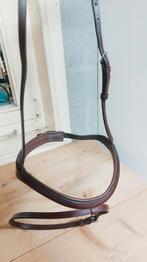 Donkerbruin leder neusriem met sperriem full, Ophalen of Verzenden, Gebruikt, Dressuur