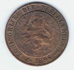 21-1783 Nederland 2 1/2 cent 1894, Postzegels en Munten, Munten | Nederland, Verzenden, Koningin Wilhelmina, Overige waardes, Losse munt