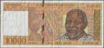 Madagascar 10.000 francs ND(1995) gebruikt p.79b (nr 18), Verzenden, Overige landen, Los biljet