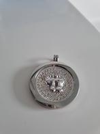 Hanger met munt 'baby steps' quoins edelstaal, Sieraden, Tassen en Uiterlijk, Ophalen of Verzenden, Zo goed als nieuw, Zilver