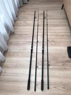 2x spro c tec karperhengels zie foto’s en omschrijving, Watersport en Boten, Hengelsport | Karpervissen, Ophalen, Gebruikt, Werphengel