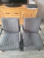 2x Parantino fauteuils - Pronto Wonen, Huis en Inrichting, Fauteuils, Ophalen, Gebruikt, Minder dan 75 cm, Metaal