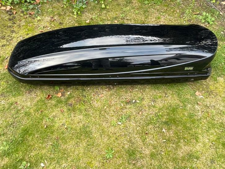 Z.G.A.N. BMW dakkoffer skibox 320L black glossy, Auto diversen, Dakkoffers, Zo goed als nieuw, Ophalen