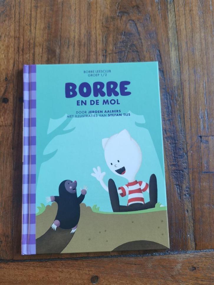 Borre en de mol, Jeroen Aalbers., Boeken, Kinderboeken | Kleuters, Zo goed als nieuw, Fictie algemeen, Jongen of Meisje, Voorleesboek