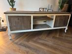 Riviera Maison TV Kast - Driftwood Stijl, Ophalen, Gebruikt, 100 tot 150 cm, 25 tot 50 cm