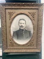 Oude geheel gave brocante fotolijst, Ophalen of Verzenden