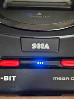 sega Mega Drive 2 va4 true 60hz region free, Ophalen of Verzenden, Gebruikt, Met 2 controllers, Mega Drive