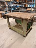 Oude Zaagtafel - Prachtstuk als bbq meubel? Nostalgie!, Ophalen, Gebruikt