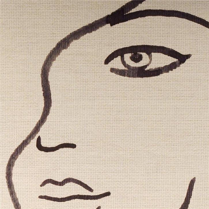 Wanddoek met latten - 140x170cm, Antiek en Kunst, Kunst | Etsen en Gravures, Ophalen