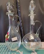 Karaf kristal handgemaakt, mondgeblazen, Hartzviller, Antiek en Kunst, Antiek | Glas en Kristal, Ophalen