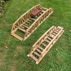 Modeltrein bruggen grootspoor, Overige merken, Gebruikt, Gelijkstroom, Wagon