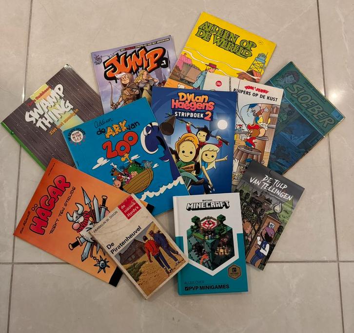 Jongens strip boeken pakket dylan Haegens tom&jerry ark zoo, Boeken, Strips | Comics, Zo goed als nieuw, Meerdere comics, Europa