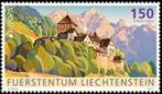 Postzegel van Liechtenstein 2017: kasteel europazegel cept, Ophalen of Verzenden, Gestempeld
