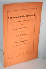 W. van Leeuwen - Een waardige Feestviering. (1938), Boeken, Godsdienst en Theologie, Ophalen of Verzenden, Gelezen, Christendom | Protestants