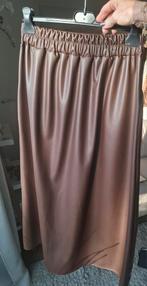 PU rok, Kleding | Dames, Bruin, Maat 42/44 (L), Nieuw, Ophalen of Verzenden