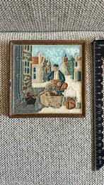 Porceleyne Fles Delft tegel ‘Loodgieter Bond’ cloisonne, Antiek en Kunst, Ophalen of Verzenden