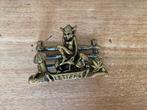 Vintage messing brievenhouder, Antiek en Kunst, Verzenden