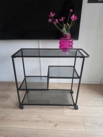 Trolley zwarte Leona WOOOD beschikbaar voor biedingen