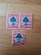Zuid-Afrika Postzegels, 3 stuks, 6D, Ophalen of Verzenden, Zuid-Afrika, Gestempeld