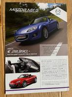 Maxda MX-5 20th Anniversary sheet brochure autofolder, Ophalen of Verzenden, Zo goed als nieuw