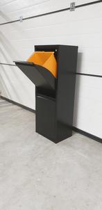 NIEUW Zwarte kleine afvalbak 32 liter - 2 emmers #192, Nieuw, Ophalen of Verzenden, 30 tot 40 liter, Metaal