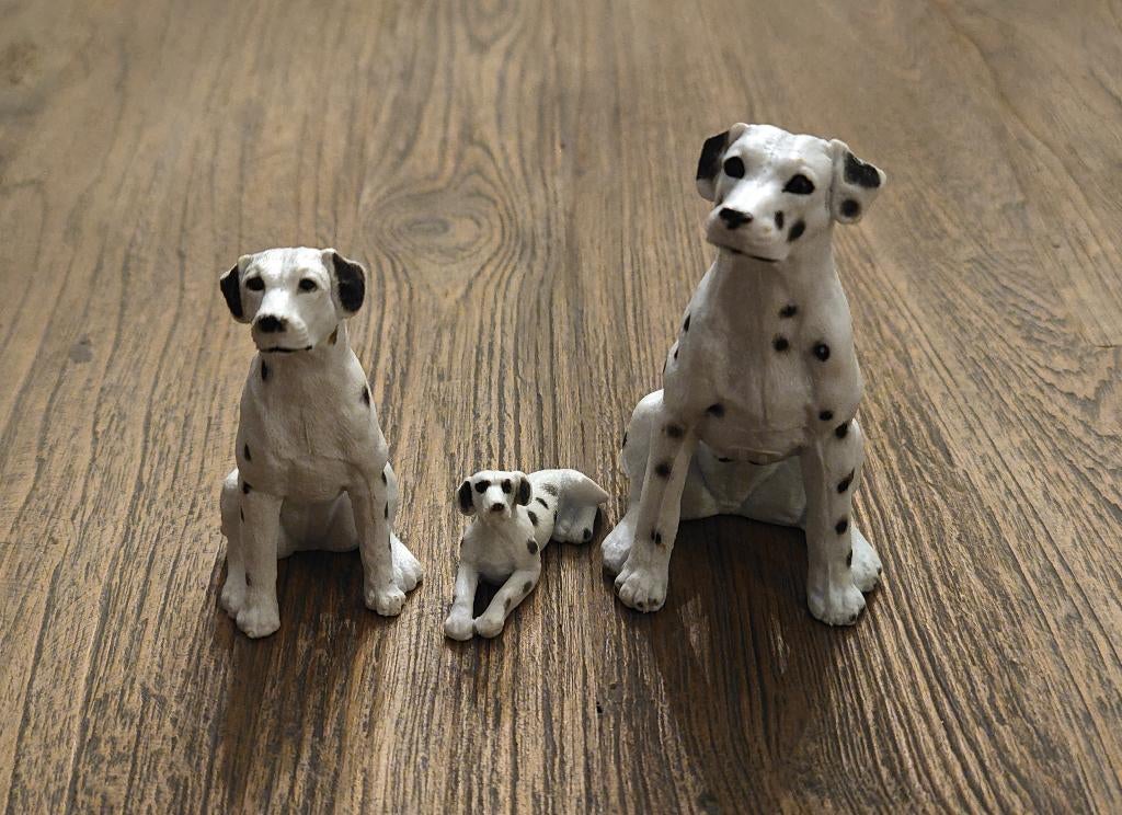 Set van 3 Dalmatiër Beeldjes | Realistisch & Decoratief, Ophalen of Verzenden, Zo goed als nieuw, Dier