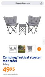 Buiten stoelen met tafeltje, Tuin en Terras, Ophalen, Nieuw, Stoel, 2 zitplaatsen