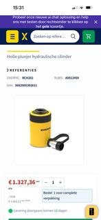 Enerpac hol vijzel 20 ton, Doe-het-zelf en Verbouw, Ophalen, Zo goed als nieuw