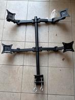 Monitor Arm - Bureau bevestiging voor 4 schermen, Computers en Software, Monitoren, HDMI, In hoogte verstelbaar, Zo goed als nieuw