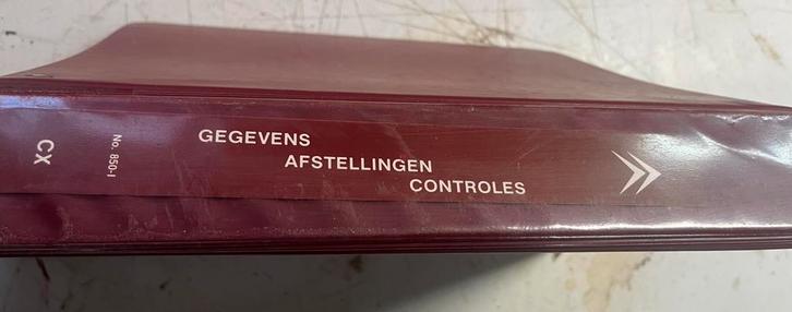CITROËN CX serie 1, werkplaatshandboek AFSTELLINGEN & gegevs, Auto diversen, Handleidingen en Instructieboekjes, Verzenden