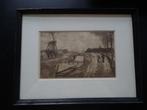 Mooie ets van Paul Matthes, Antiek en Kunst, Ophalen of Verzenden