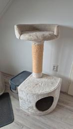 Krabpaal half hoog, Dieren en Toebehoren, Ophalen of Verzenden, Gebruikt, Krabpaal