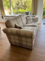 Klassieke Tweezitsbank met Geruite Bekleding, Ophalen, Gebruikt, 150 tot 200 cm, Tweepersoons