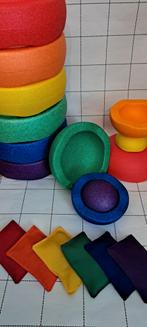 Regenboog set dubbele speelstenen, Ophalen of Verzenden, Nieuw, Overige merken