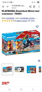 Playmobil stunt moter  70553, Ophalen of Verzenden, Zo goed als nieuw