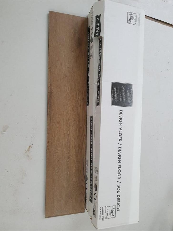 PVC plakvloer Dark Oak, Huis en Inrichting, Stoffering | Vloerbedekking, Nieuw, Overige typen, 75 m² of meer, Ophalen