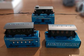 3 Märklin wagonnetjes  beschikbaar voor biedingen
