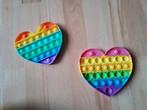 2x Hartvormige Pop It Fidget Toys, Ophalen of Verzenden, Zo goed als nieuw, Jongen of Meisje