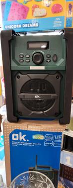 OK. ORD 310 Bouwradio DAB+/FM Bluetooth, Audio, Tv en Foto, Radio's, Ophalen of Verzenden, Zo goed als nieuw, Bouwradio